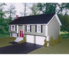 Laser-Art HO 616 Hillcrest Raised Ranch - Laser-Art - Kit - 6-3/4 x 4 x 4’’ 17.1 x 10.2 x 10.2cm - Structures