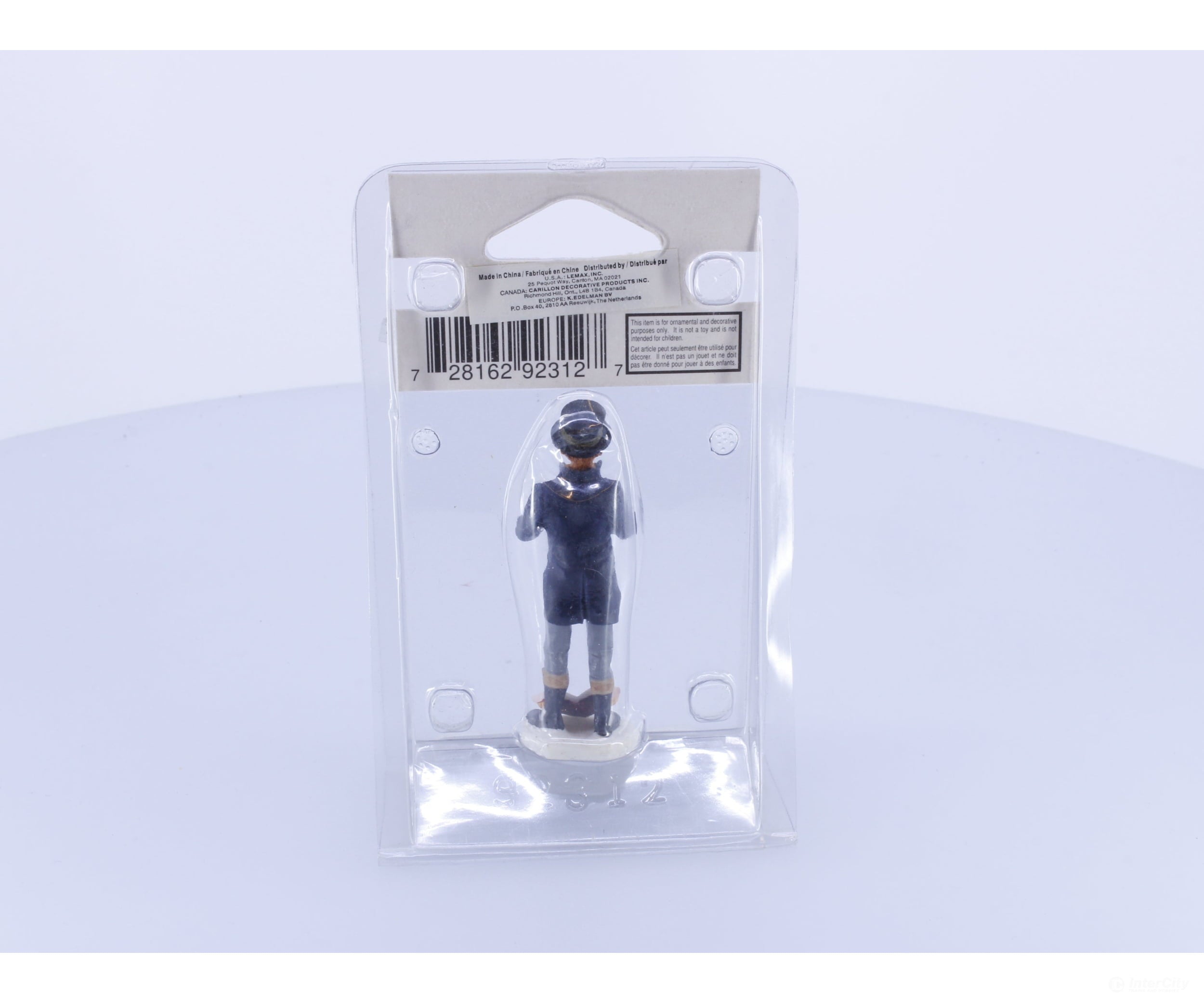 LEMAX 728162923127 Lemax Village Collection Caroller Man Figurine Christmas Poly-Resin VTG 1999 Collectibles