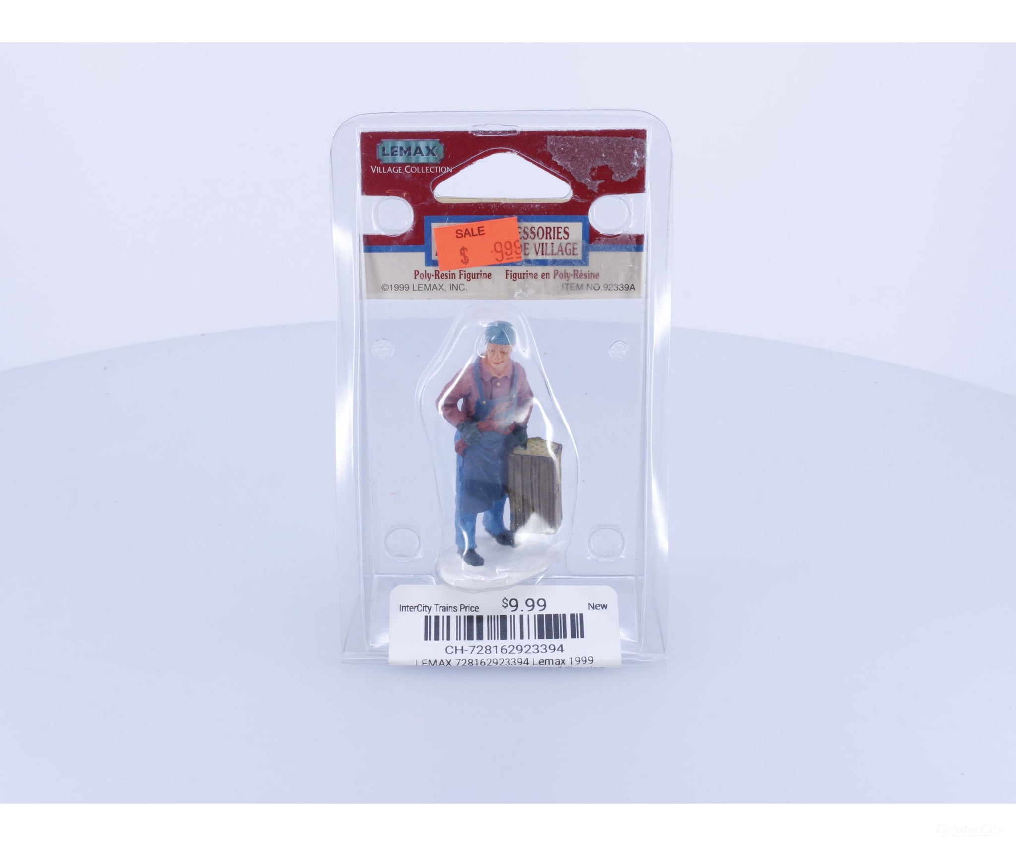 LEMAX 728162923394 Lemax 1999 Christmas Village “Lobsterman” Figurine 92339 Dock Fisherman - Collectibles