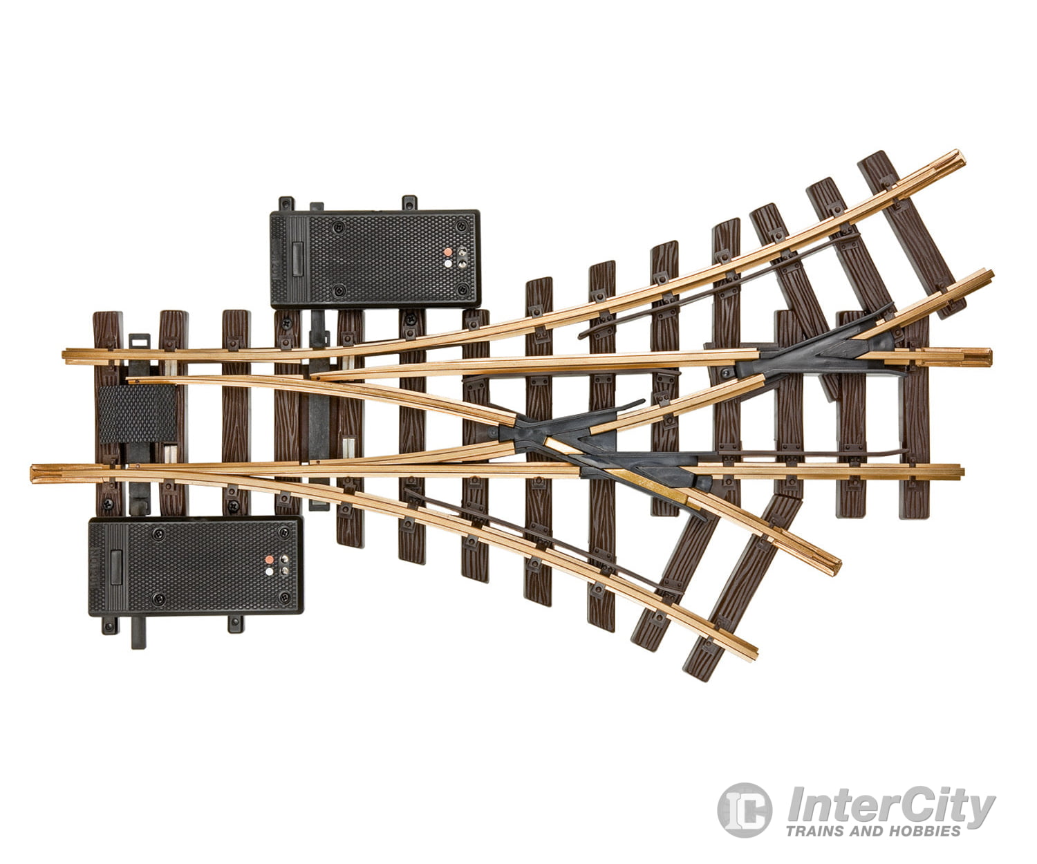 LGB 12360 Electric Three-Way Turnout, R1, 30° - Default Title (IC-LGB-12360)