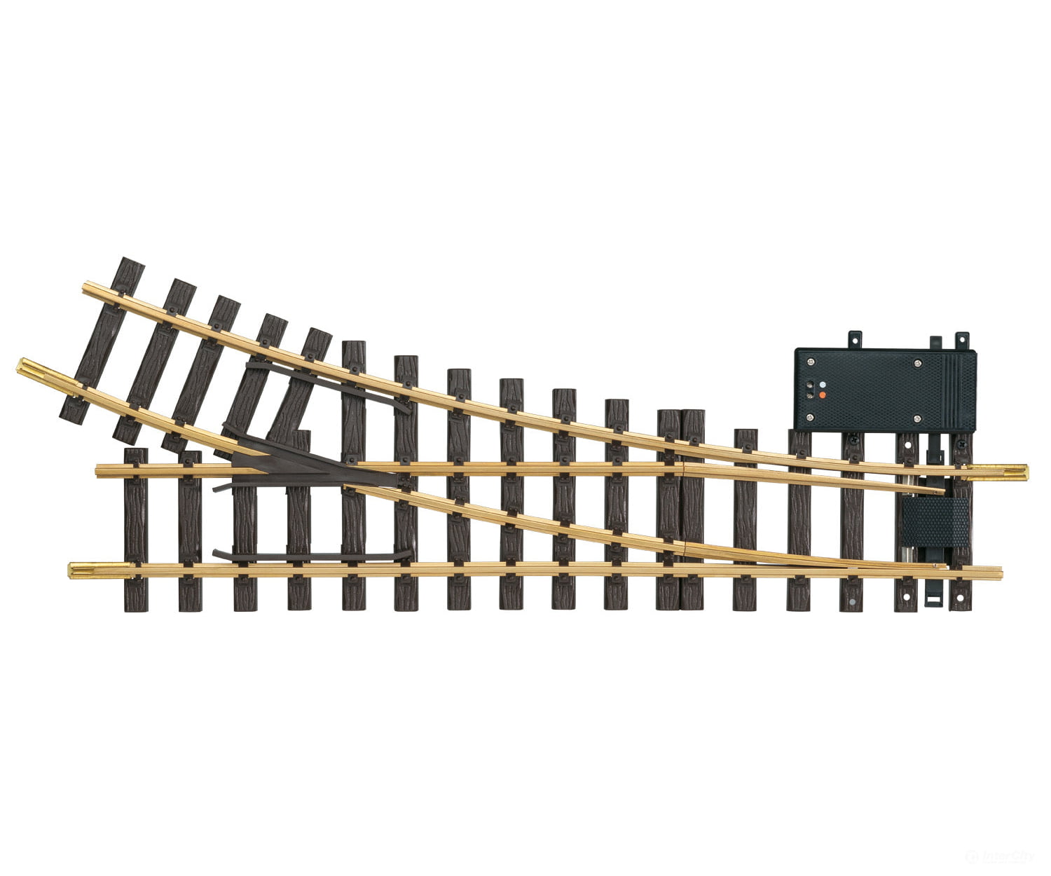 LGB 16050 Right Electric Turnout, R3, 22.5° - Default Title (IC-LGB-16050)
