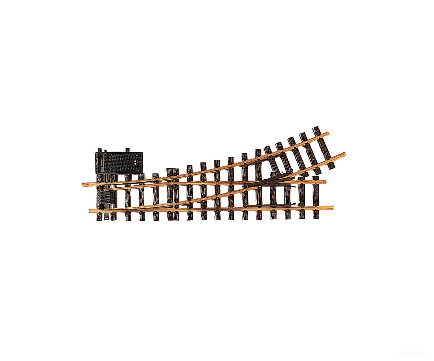 LGB 16150 Left Electric Turnout, R3, 22.5° - Default Title (IC-LGB-16150)