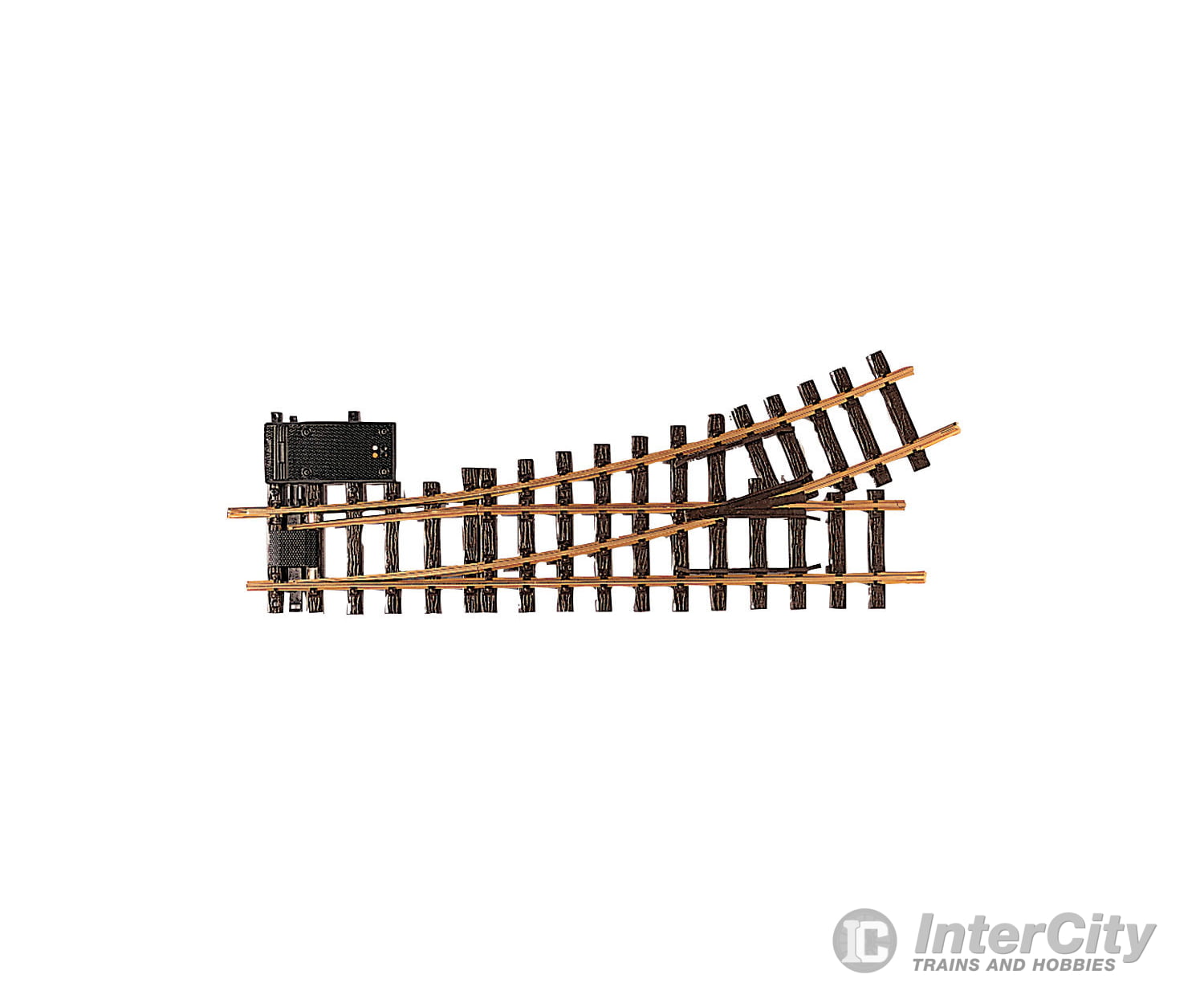 LGB 16150 Left Electric Turnout, R3, 22.5° - Default Title (IC-LGB-16150)