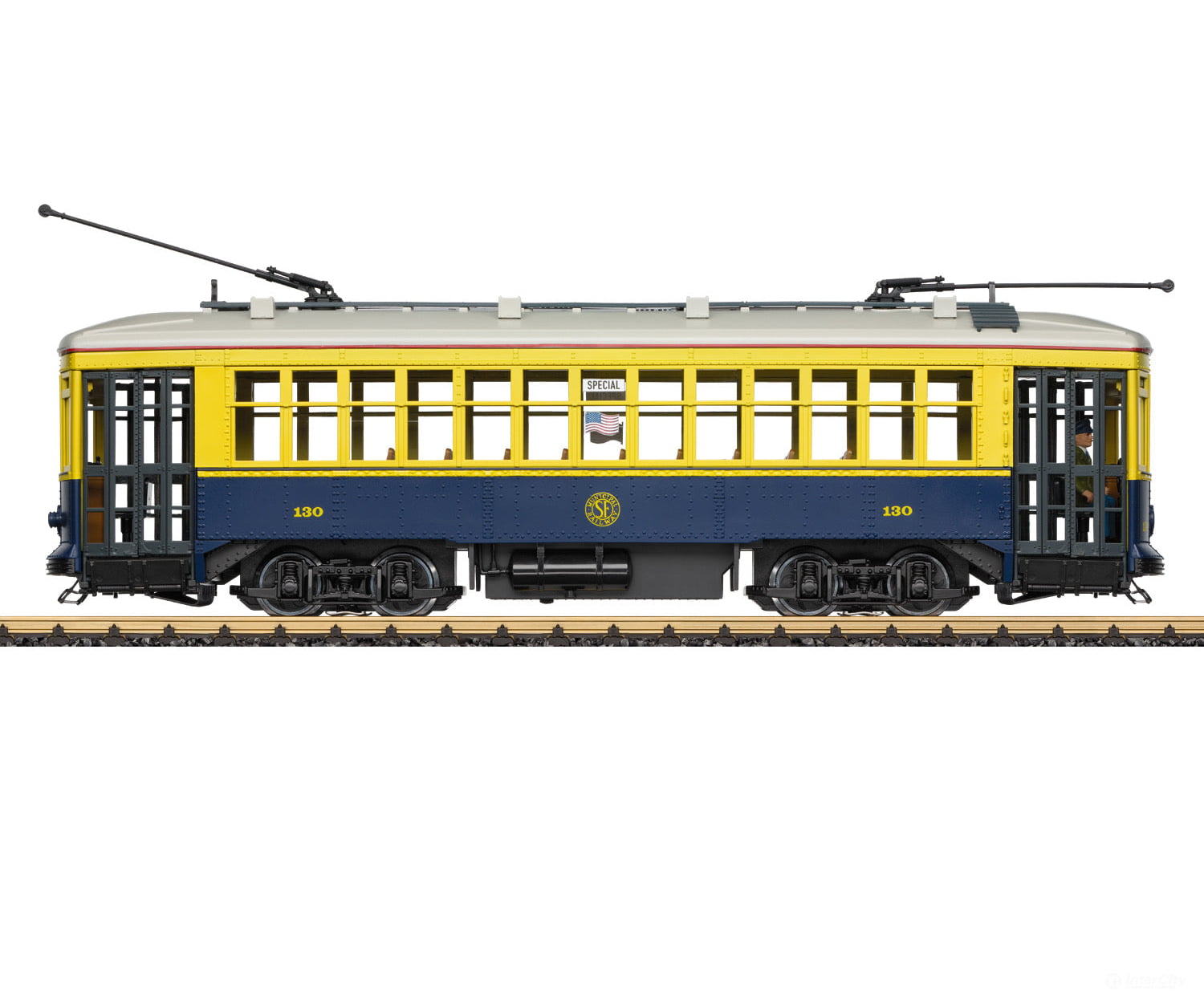 LGB 20384 San Francisco Streetcar, Car Number 130 - Default Title (IC-LGB-20384)