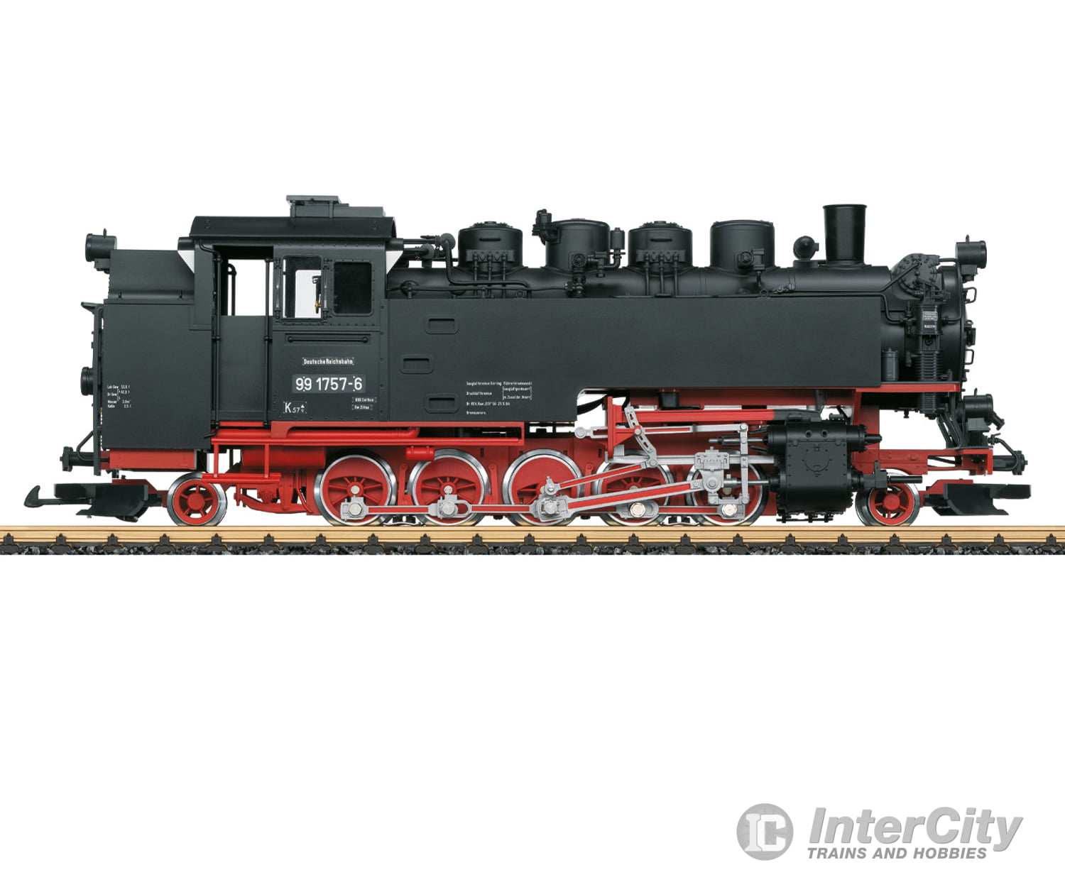 LGB 21484 G DR Steam Locomotive Road Number 99 1757-6 European Locomotives