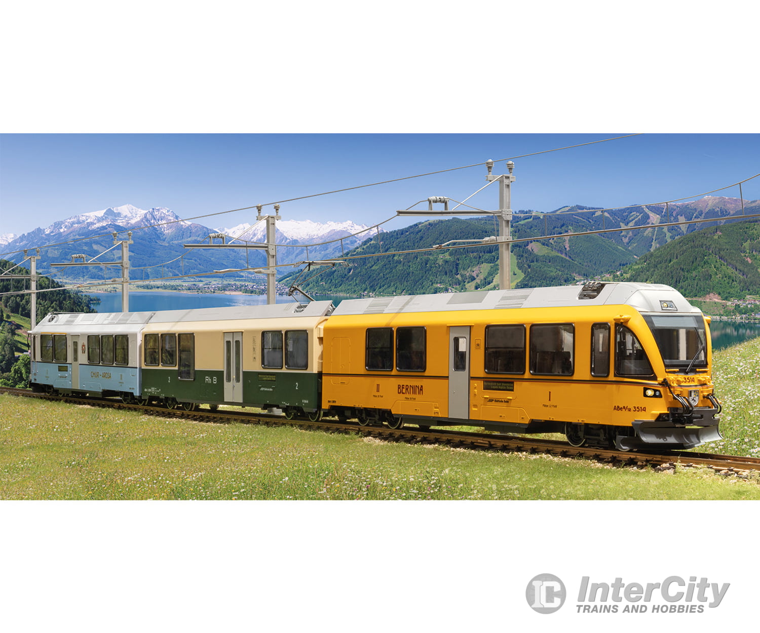 Lgb 22227 G Rhb Class Abe 8/12 ’Allegra’ Powered Rail Car Train European Locomotives