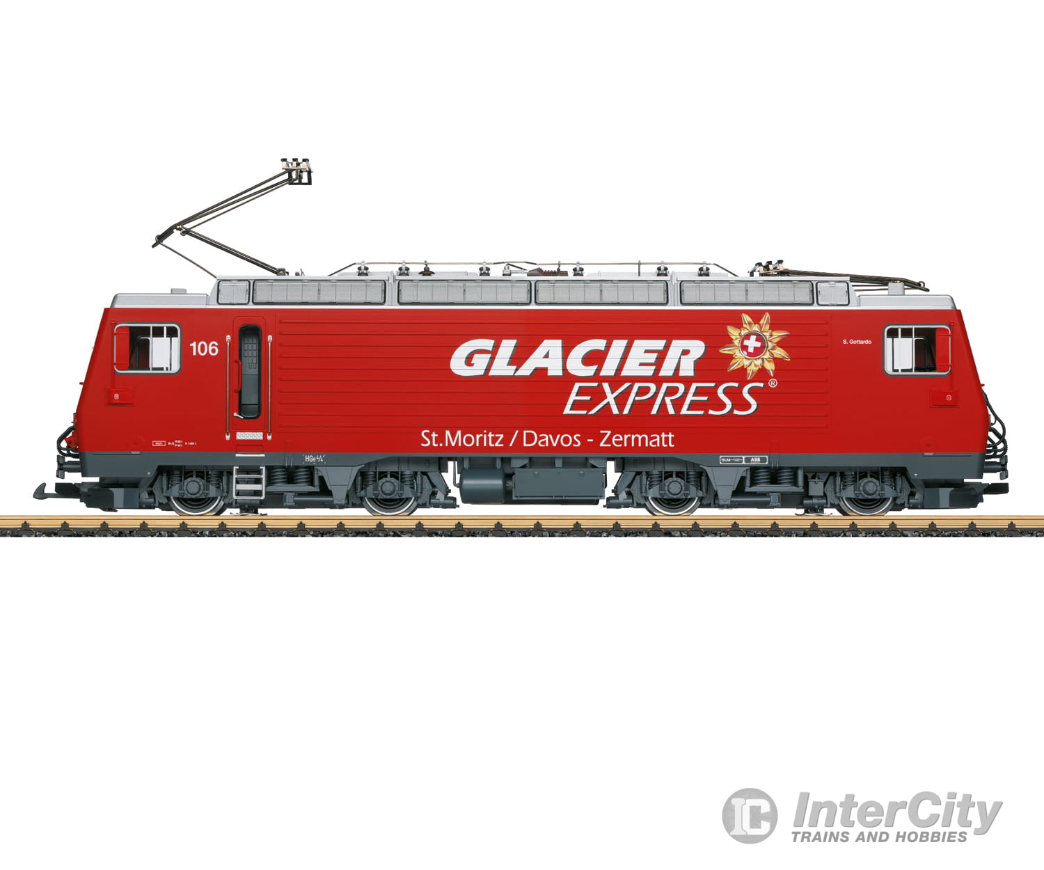 Lgb 23101 G Glacier Express Class Hge 4/4 Ii Electric Locomotive European Locomotives