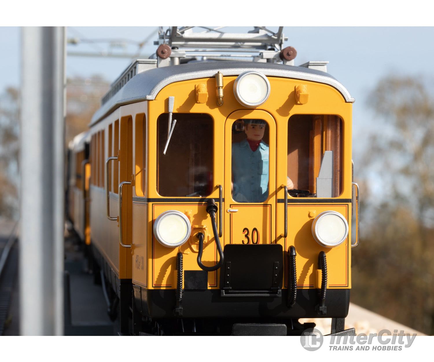 LGB 25392 RhB Class ABe 4/4 Powered Rail Car, Road Number 30 - Default Title (IC-LGB-25392)