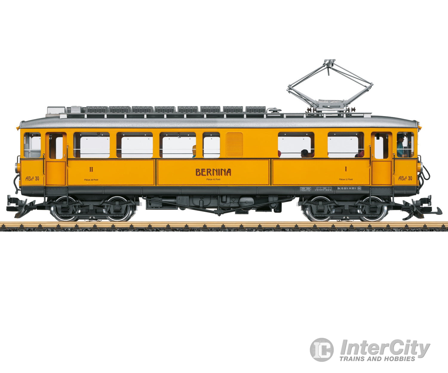 LGB 25392 RhB Class ABe 4/4 Powered Rail Car, Road Number 30 - Default Title (IC-LGB-25392)