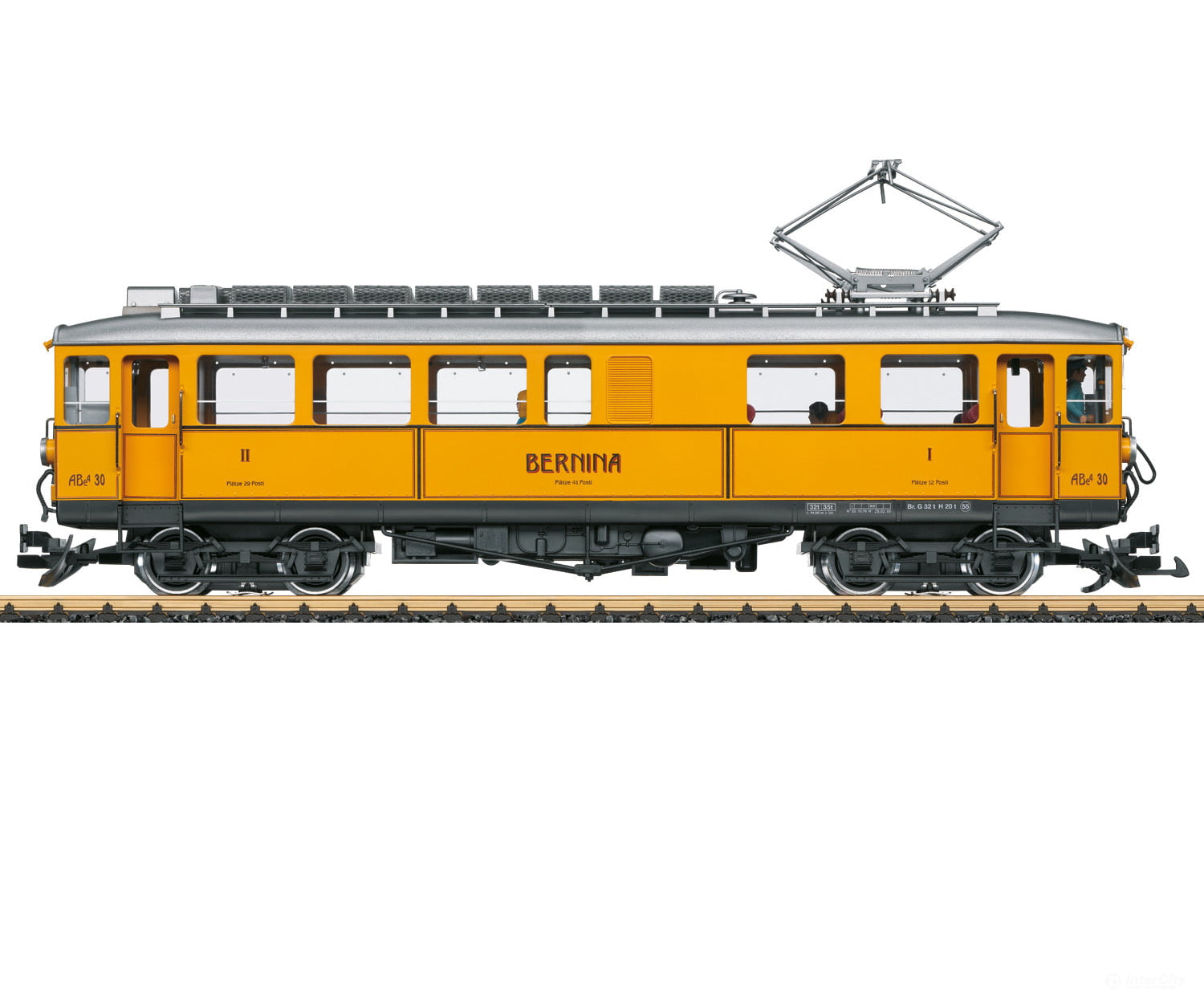 LGB 25392 RhB Class ABe 4/4 Powered Rail Car, Road Number 30 - Default Title (IC-LGB-25392)