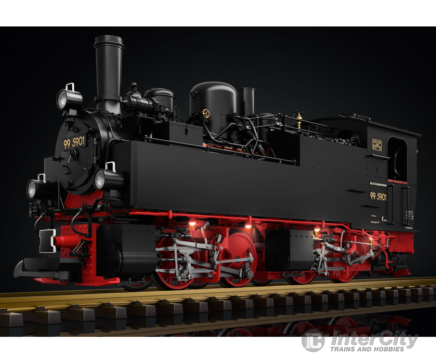 Lgb 26591 G Hsb Steam Locomotive Road Number 99 5901 European Locomotives