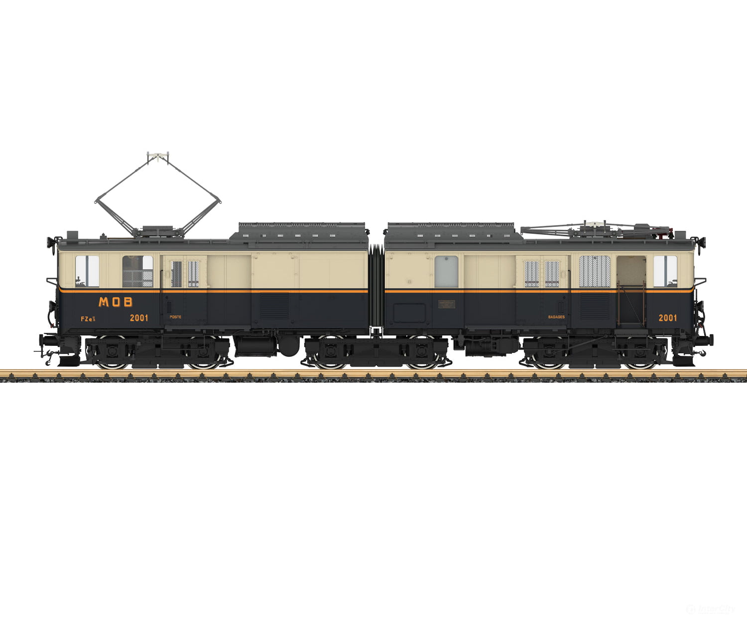 LGB 26662 G Class FZe 6/6 Powered Rail Car Era II European Locomotives