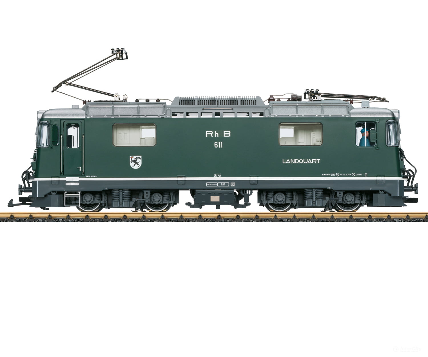 LGB 28447 G RhB Electric Locomotive Number 611 (Class Ge 4/4 II) Era VI European Locomotives