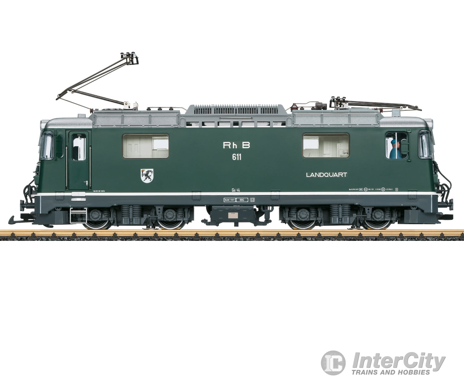 LGB 28447 G RhB Electric Locomotive Number 611 (Class Ge 4/4 II) Era VI European Locomotives
