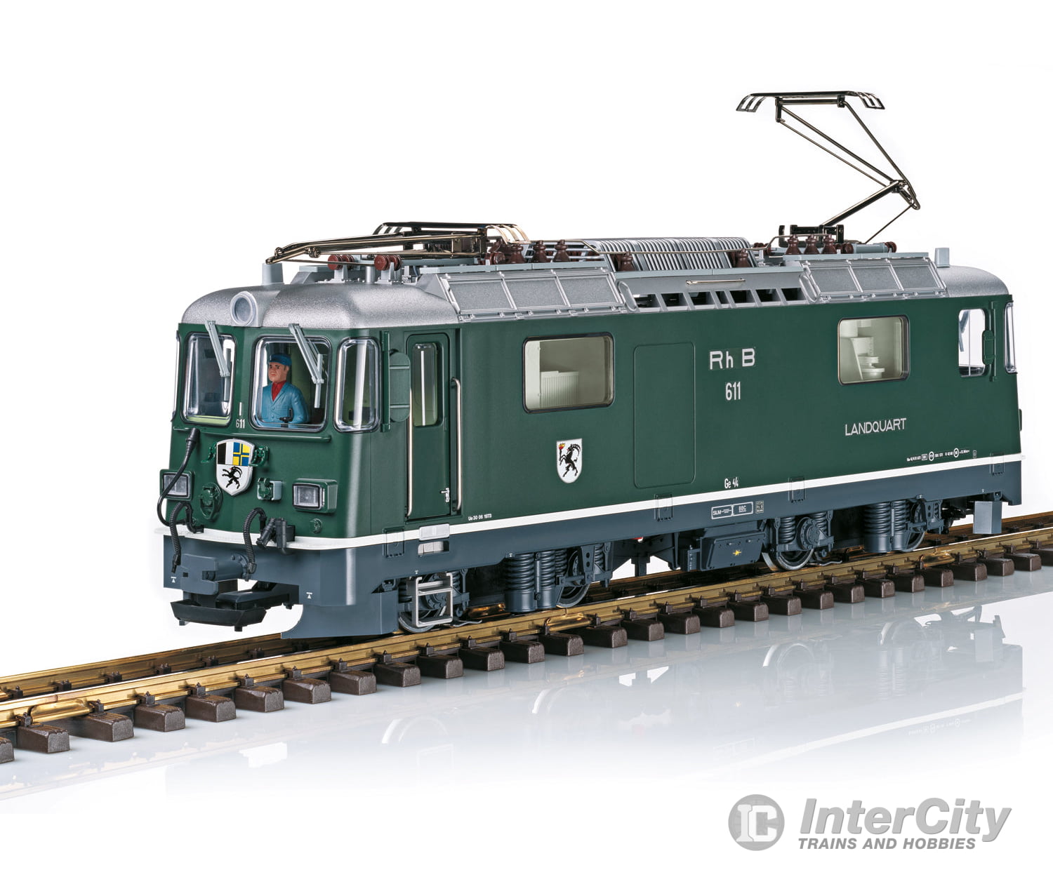 LGB 28447 G RhB Electric Locomotive Number 611 (Class Ge 4/4 II) Era VI European Locomotives