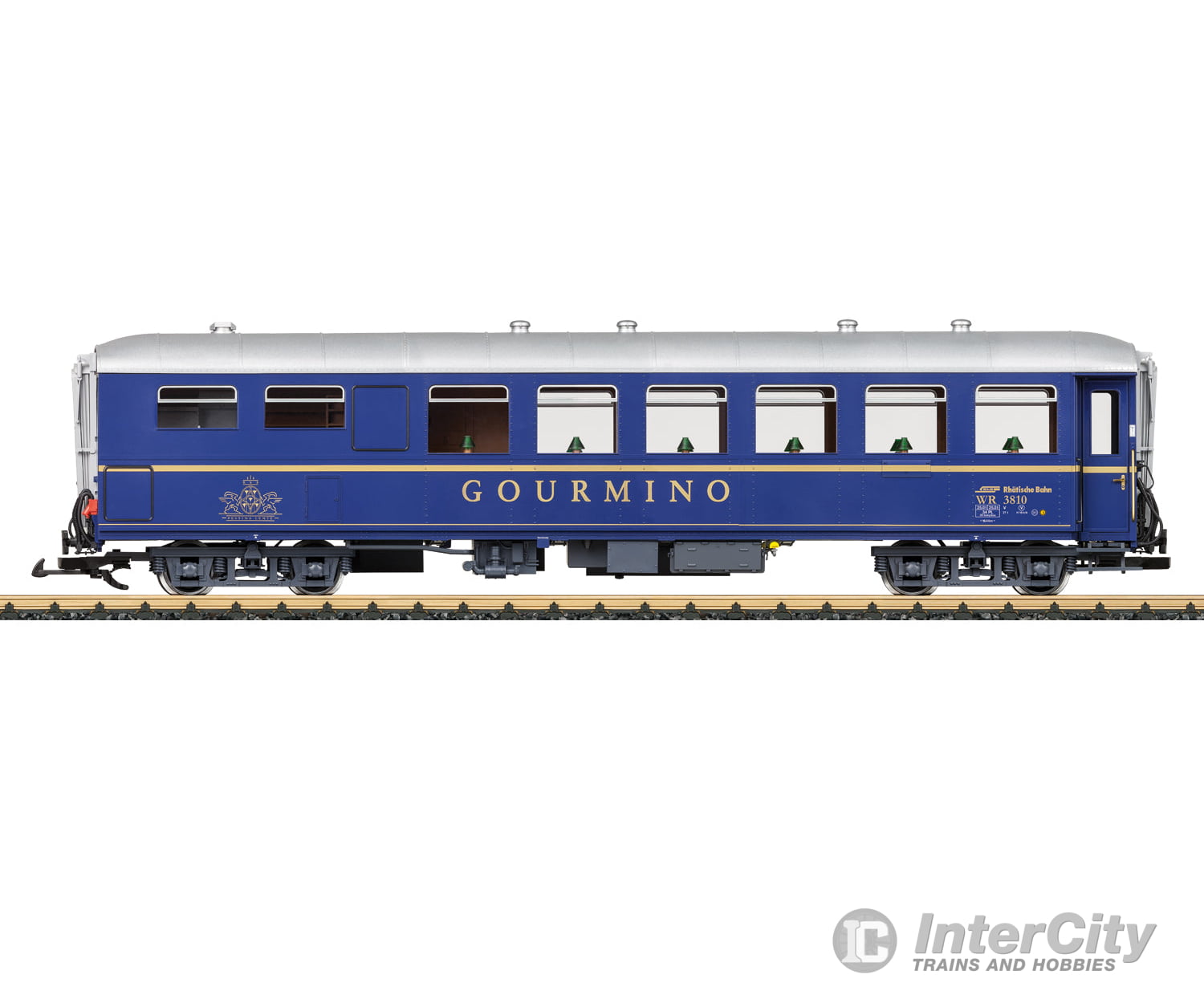 LGB 30522 G RhB Dining Car WR 3810 European Passenger Cars