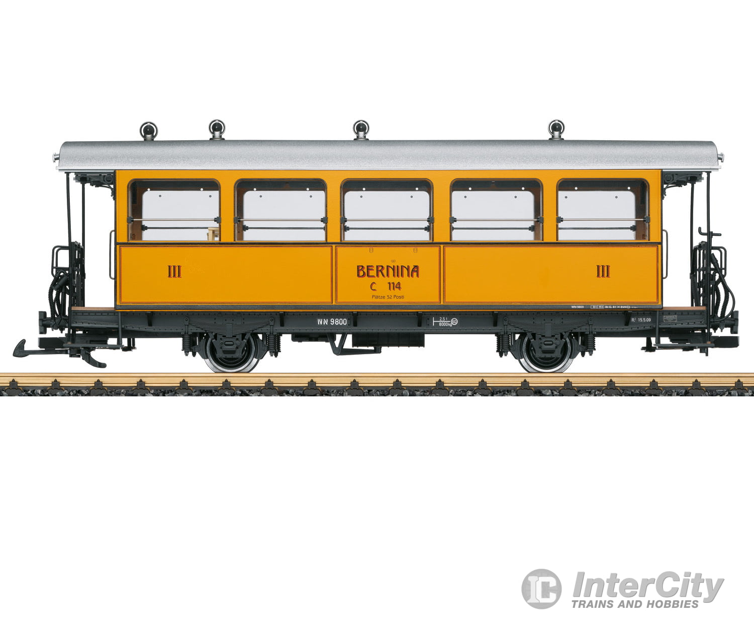 LGB 30563 RhB Bar Car, Car Number C 114 - Default Title (IC-LGB-30563)