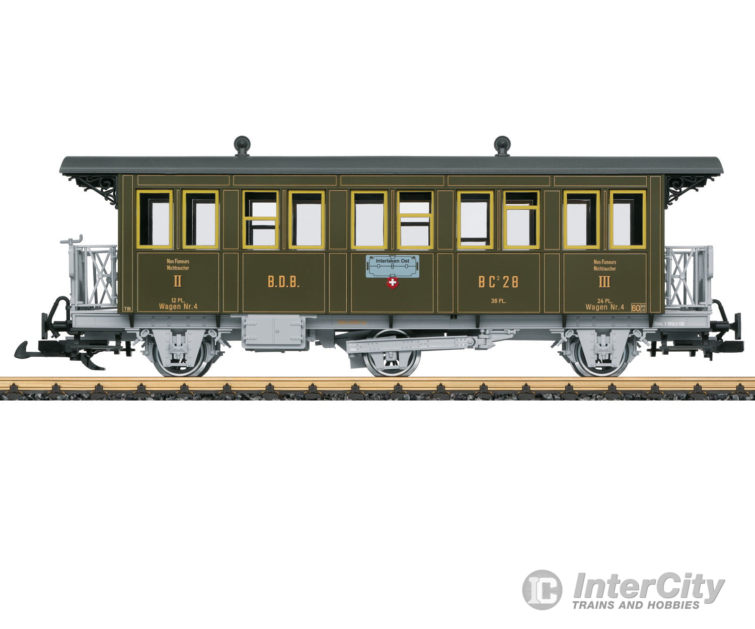 LGB 31331 BDB Passenger Car, Car Number BC 28 - Default Title (IC-LGB-31331)