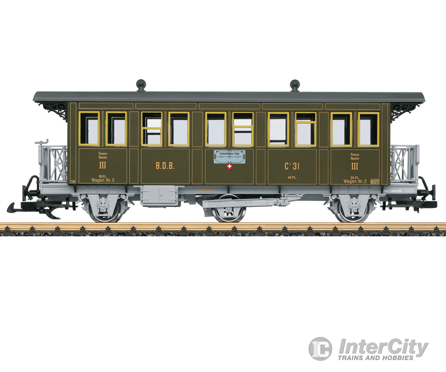 LGB 31332 BDB Passenger Car, Car Number C 31 - Default Title (IC-LGB-31332)