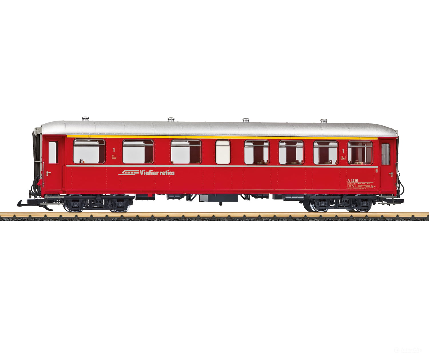 Lgb 31525 G Rhb Express Train Passenger Car 1St Class European Cars