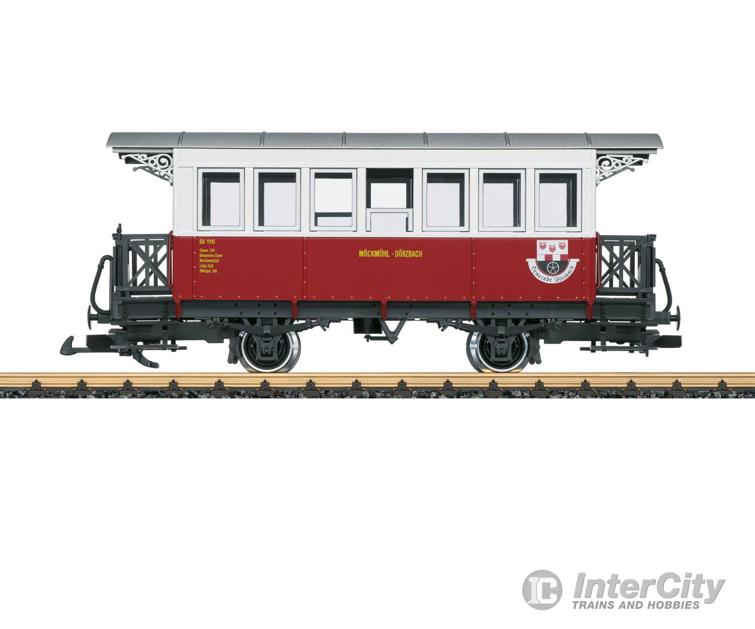 LGB 33205 G Jagsttal Railroad Passenger Car No. 116 European Passenger Cars