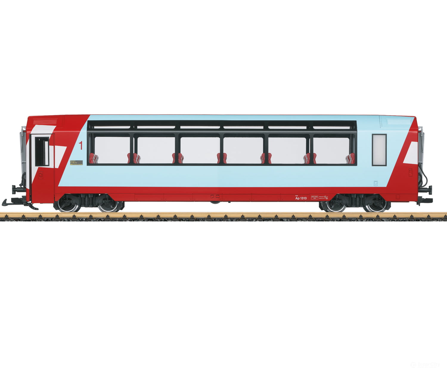 Lgb 33666 G Rhb Panorama Car 1St Class European Passenger Cars