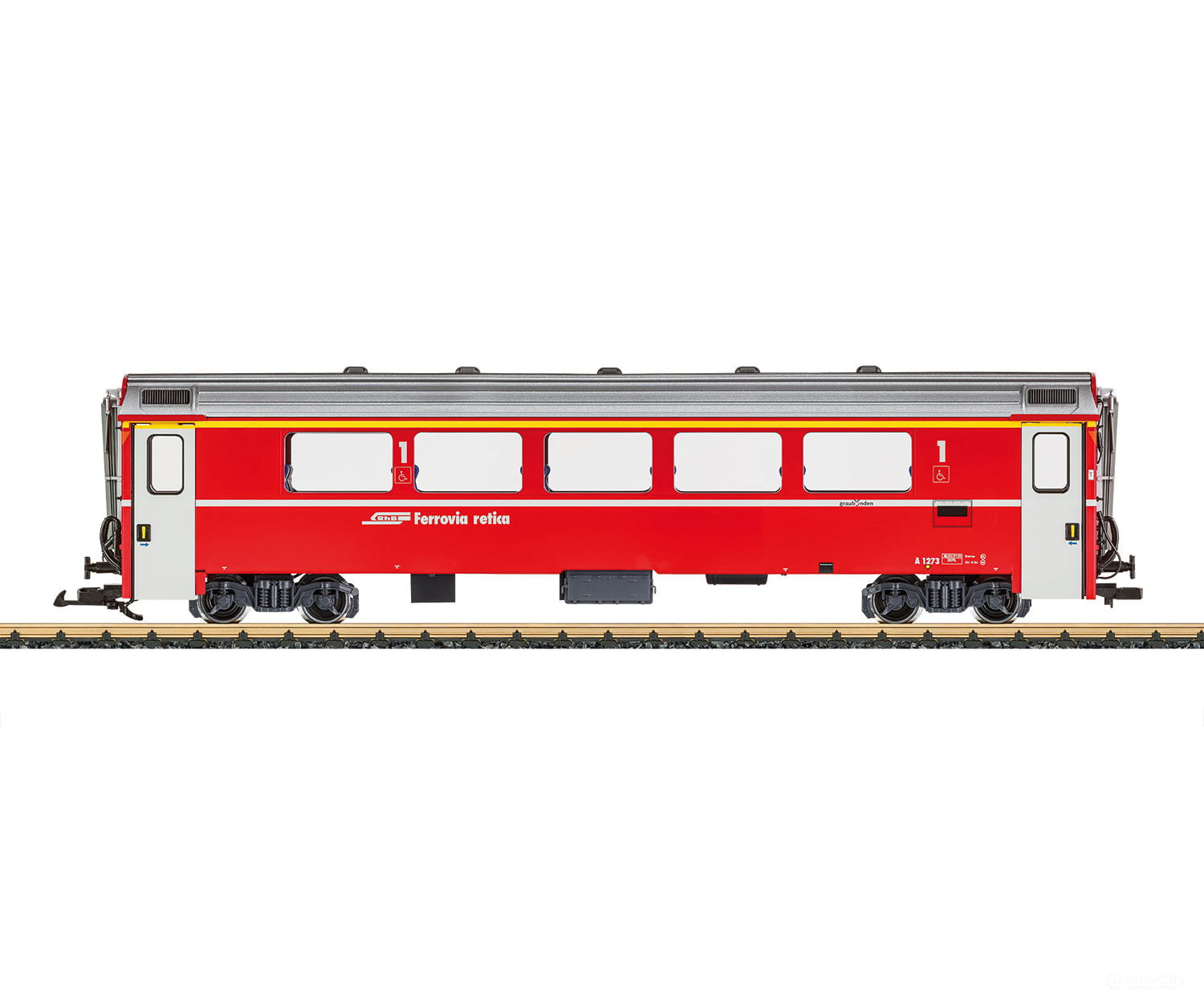 LGB 35513 RhB Mark IV Express Train Passenger Car, 1st Class - Default Title (IC-LGB-35513)