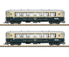 LGB 36661 G ’Golden Mountain Pullman Express’ Passenger Car Set 2 European Passenger Cars