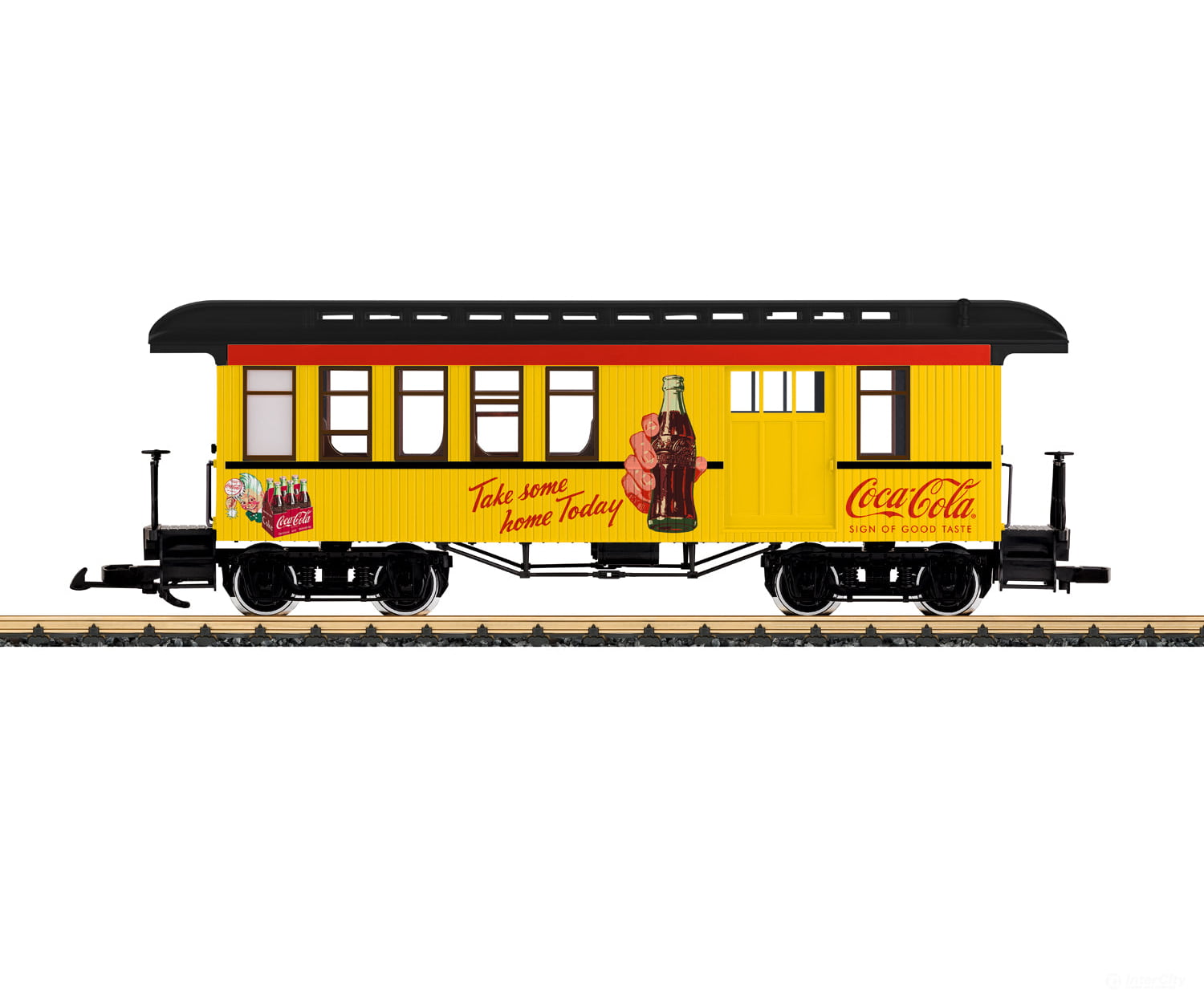 Lgb 36818 G Coca-Cola® Half Baggage Car Freight Cars