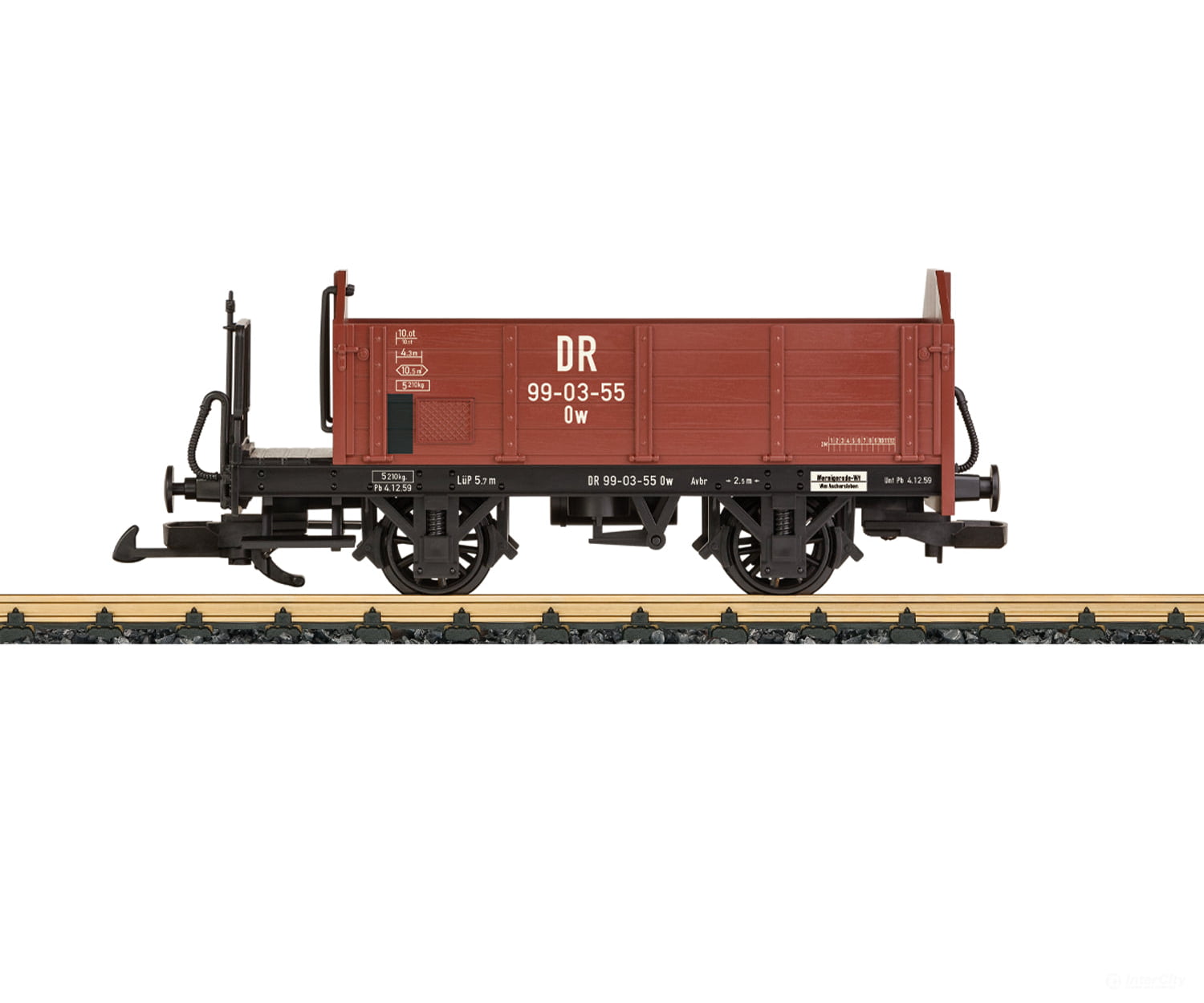 LGB 40557 G DR High Side Gondola European Freight Cars