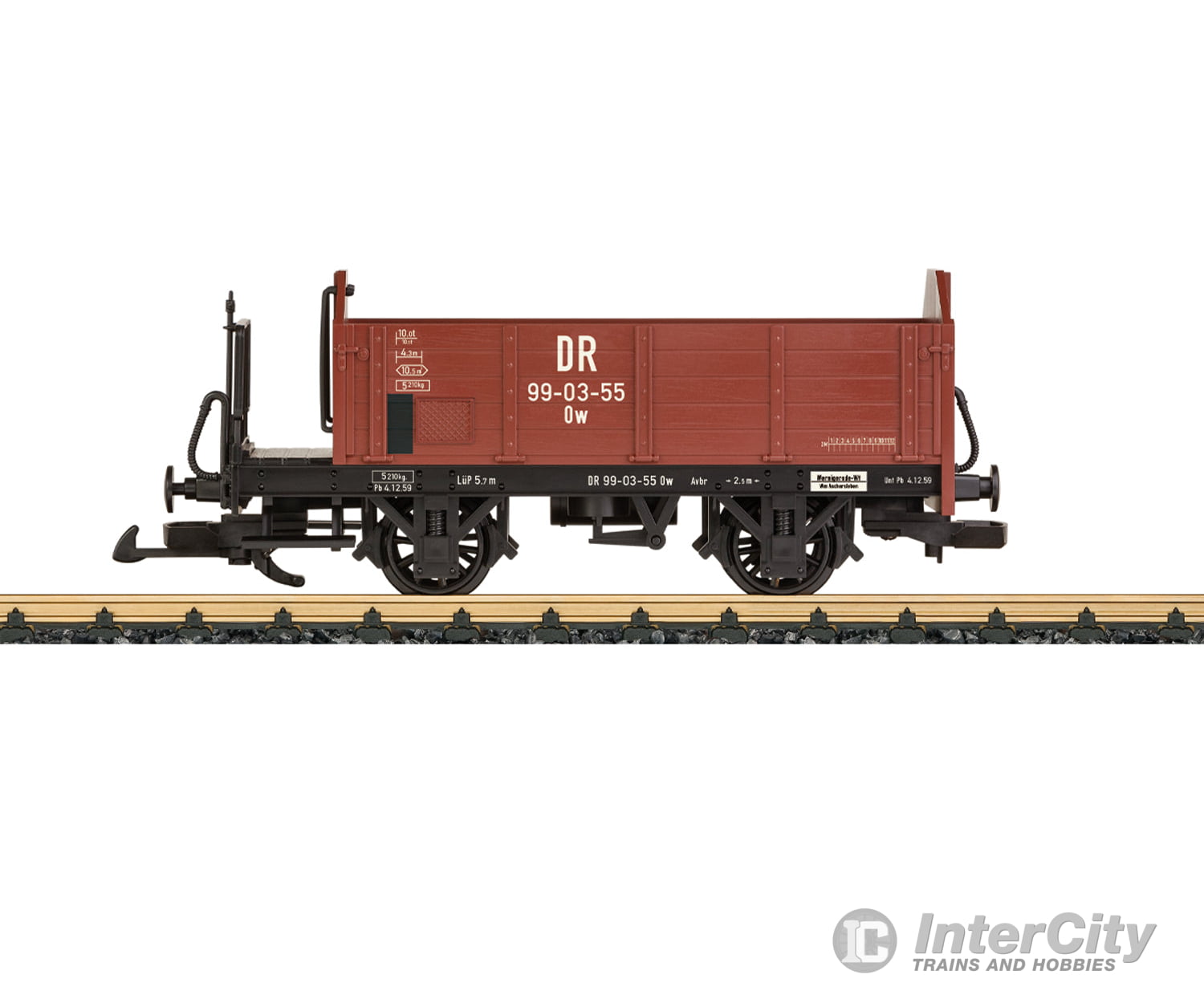 LGB 40557 G DR High Side Gondola European Freight Cars