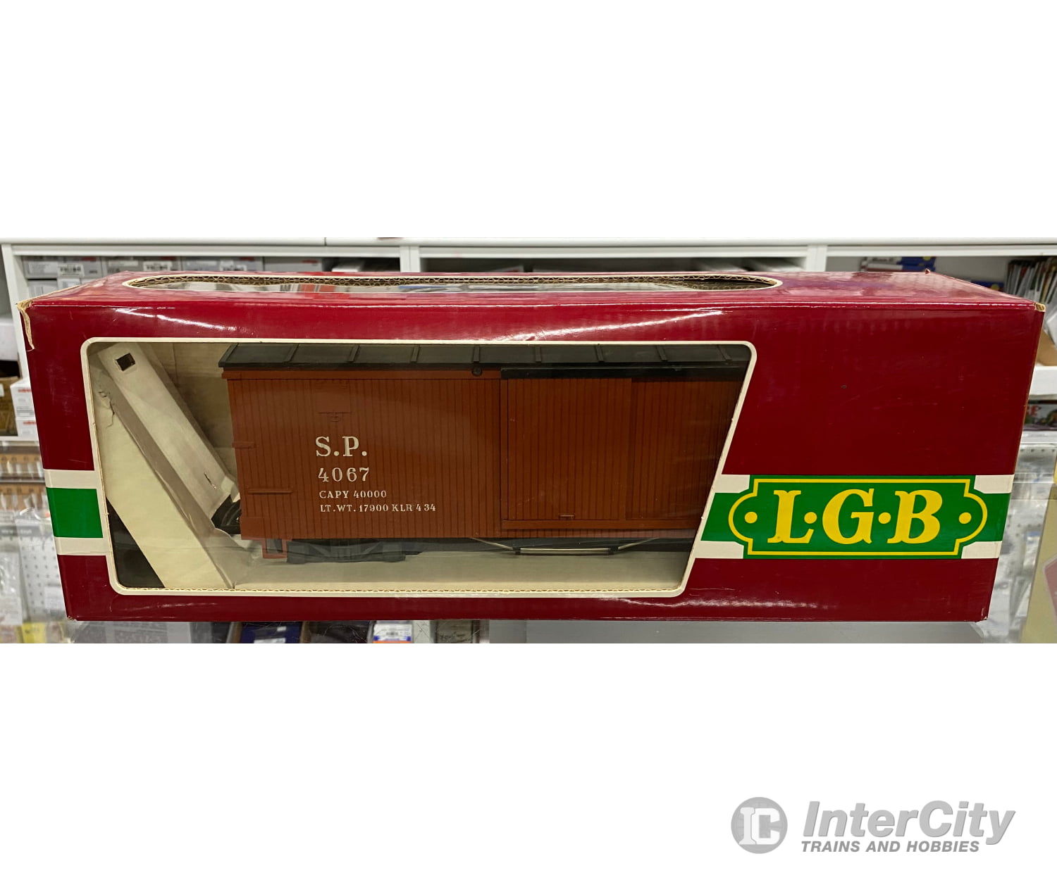 LGB 4067 G Box Car Southern Pacific (SP) 4067 Freight Cars