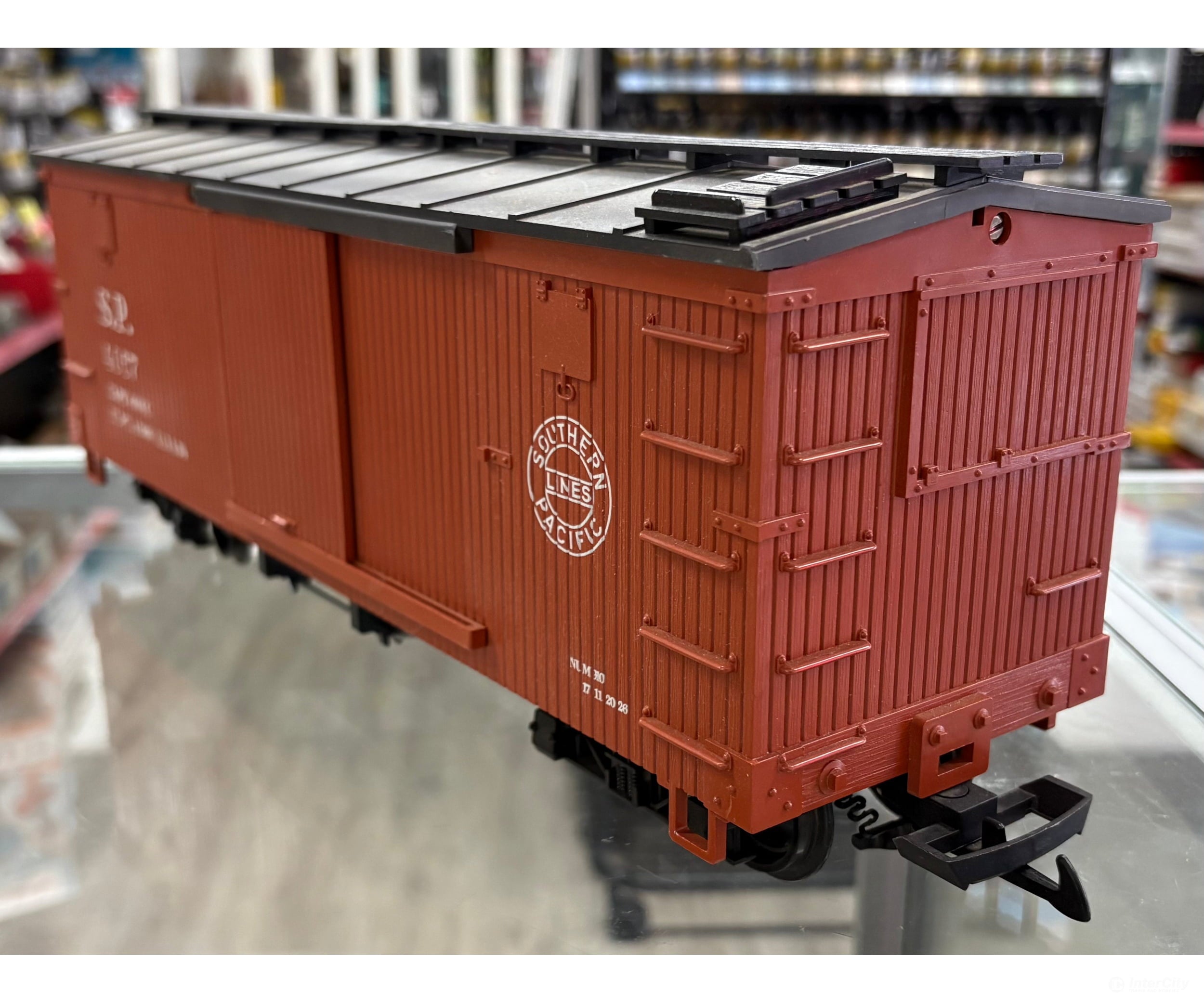 LGB 4067 G Box Car Southern Pacific (SP) 4067 - Freight Cars