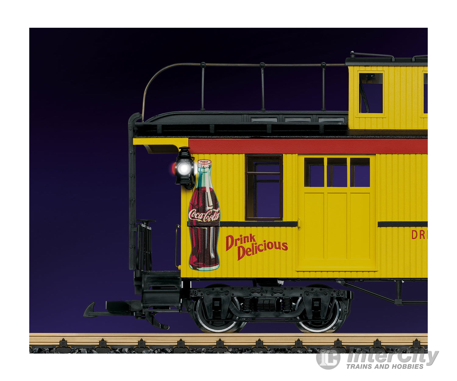 Lgb 40757 G Coca-Cola® Caboose Freight Cars