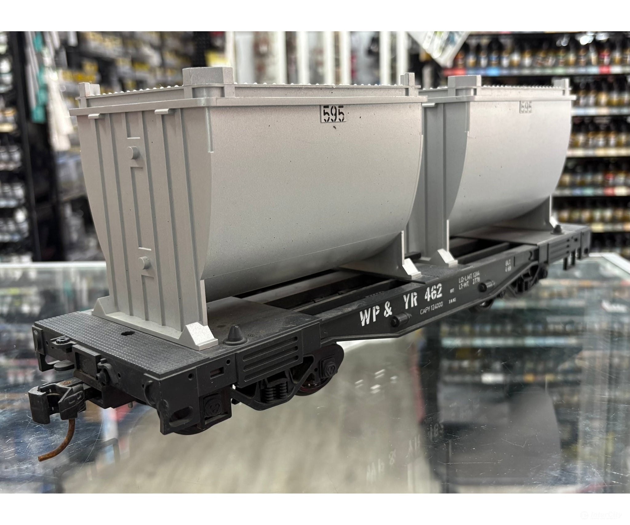 LGB 4086 G Dual Ore Freight Car White Pass & Yukon (WPY) 462 (#1) - Freight Cars
