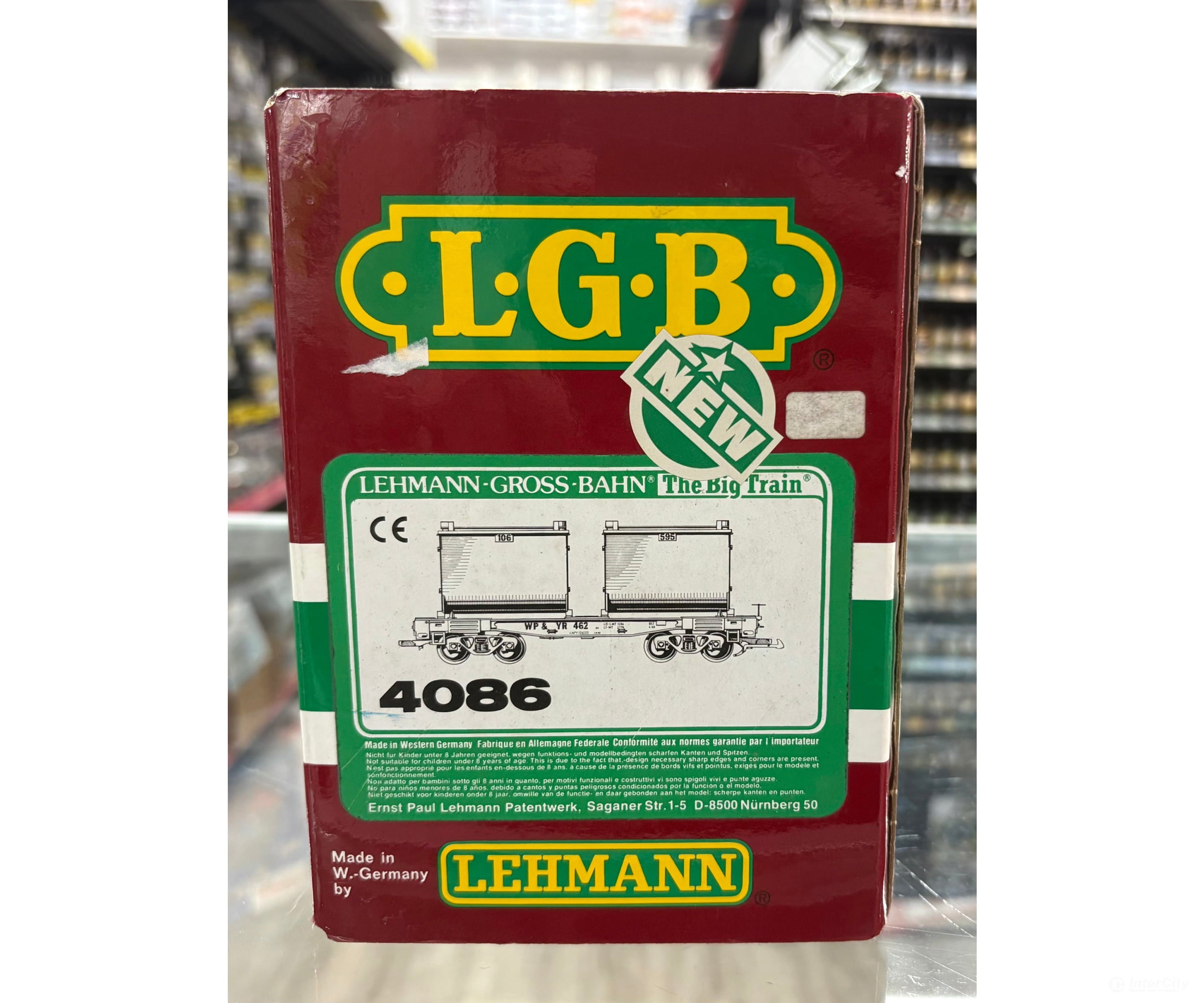 LGB 4086 G Dual Ore Freight Car White Pass & Yukon (WPY) 462 (#1) - Freight Cars