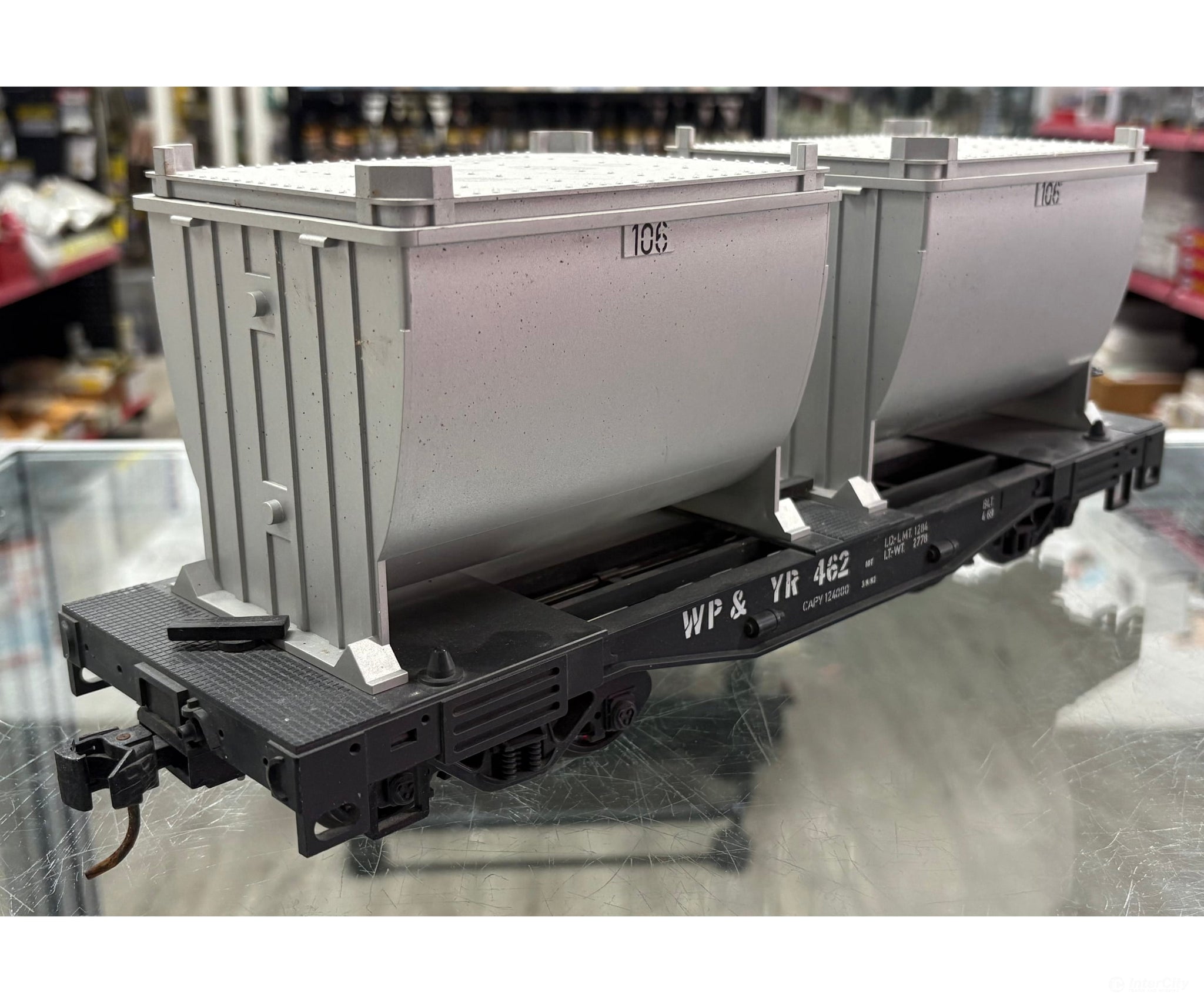 LGB 4086 G Dual Ore Freight Car White Pass & Yukon (WPY) 462 - Freight Cars