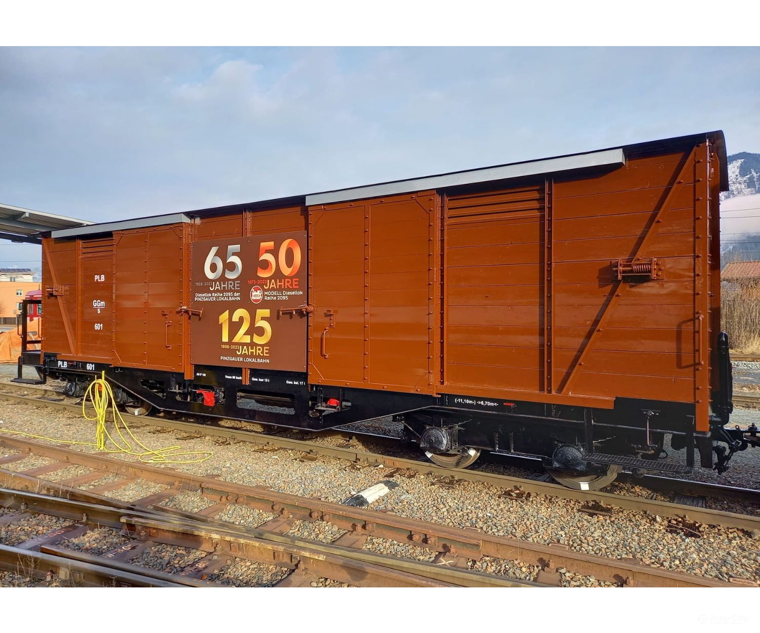 Lgb 41023 G Pinzgau Local Railroad Museum Car For 2023 Freight Cars