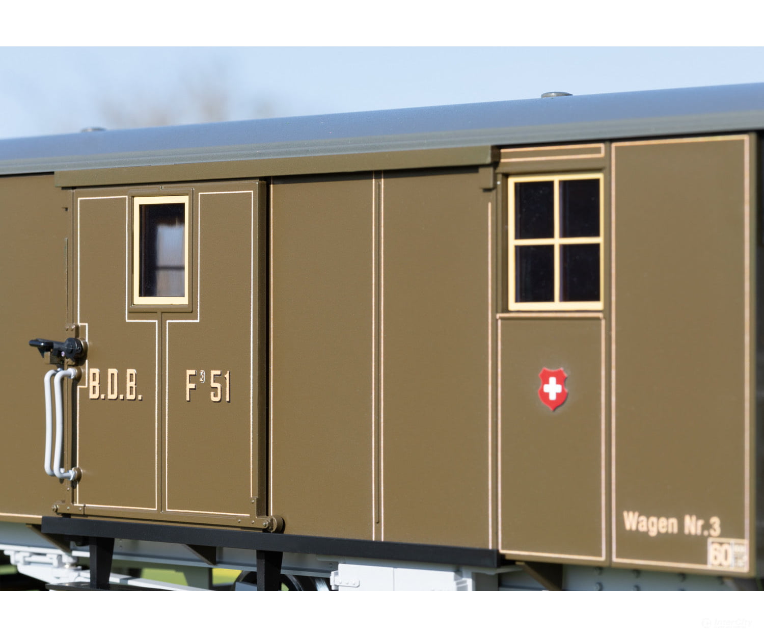LGB 41331 BDB Baggage Car, Car Number F 51 - Default Title (IC-LGB-41331)