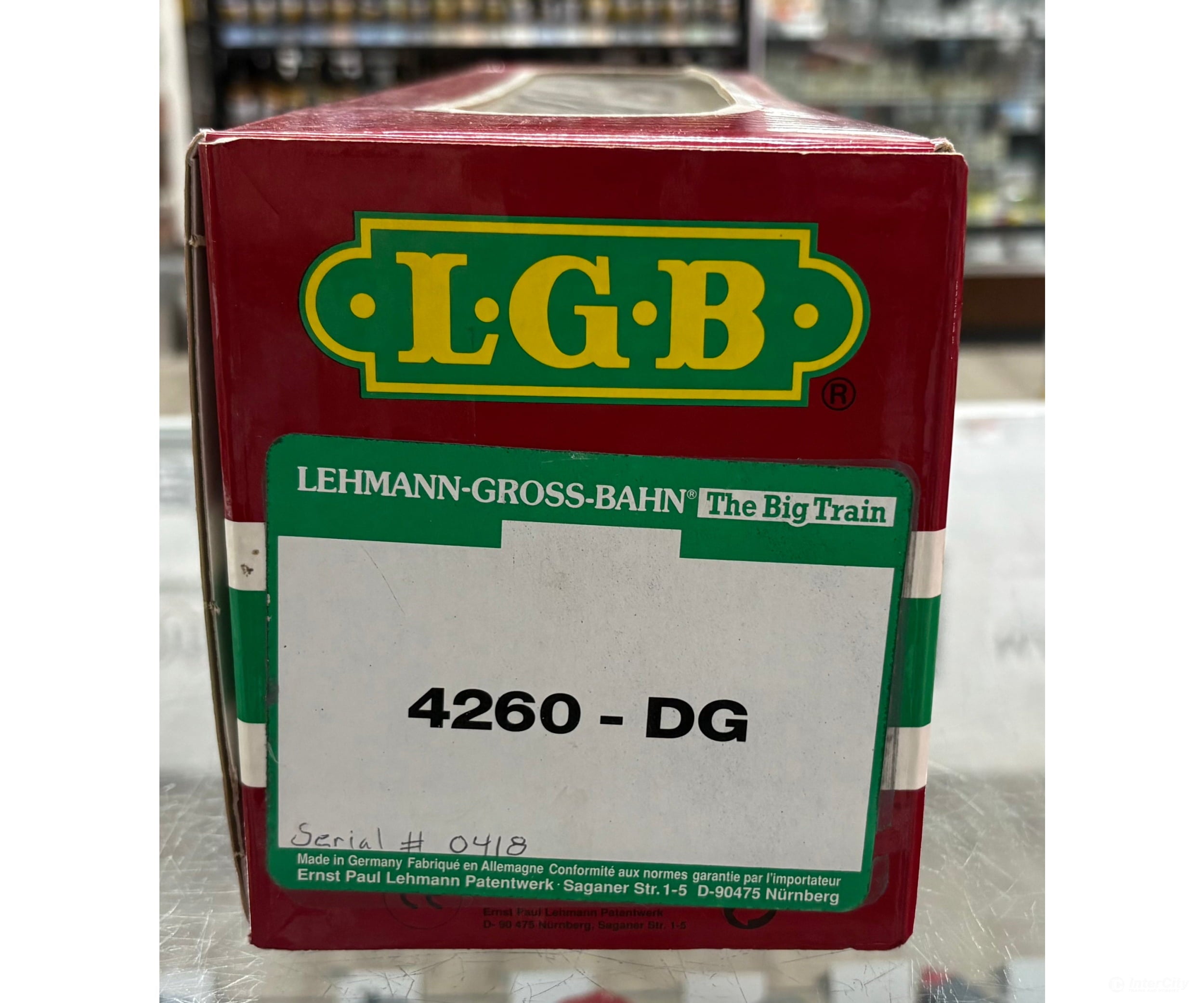 LGB 4260-DG G Wilson Bros Combined Shows Flat Car 105 - Freight Cars