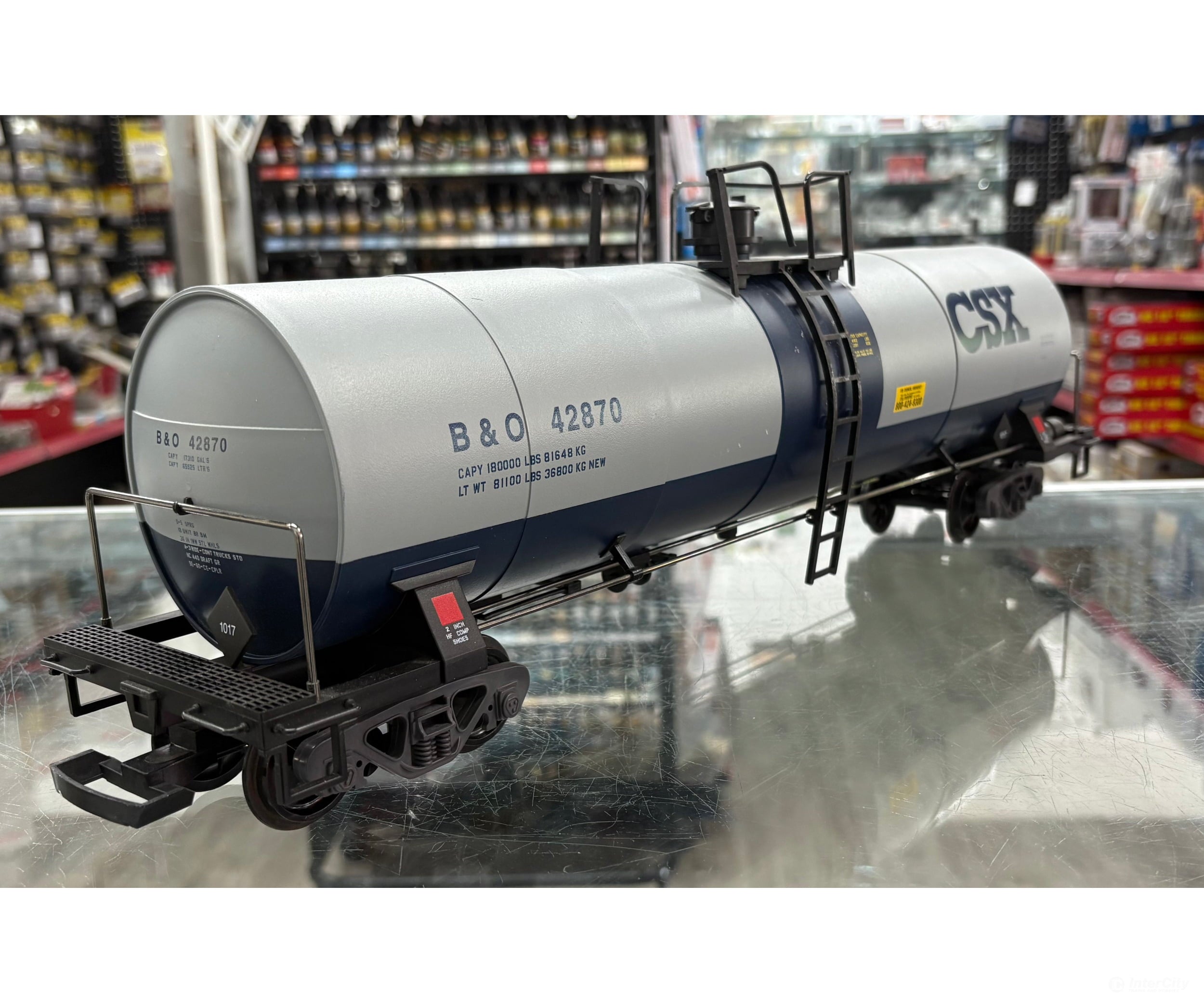 LGB 42870 G Modern Tank Car CSX (CSX) 42870 - Freight Cars