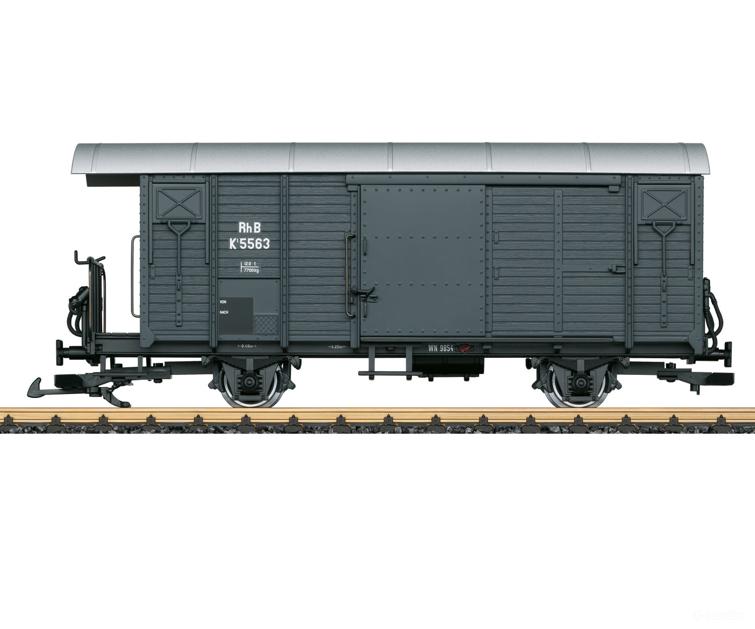 Lgb 43814 G Rhb Boxcar European Freight Cars