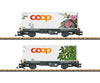 LGB 45885 G RhB Container Car Set ’coop®’ European Freight Cars