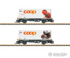 Lgb 45888 G Rhb ’Coop®’ Container Transport Car Set European Freight Cars