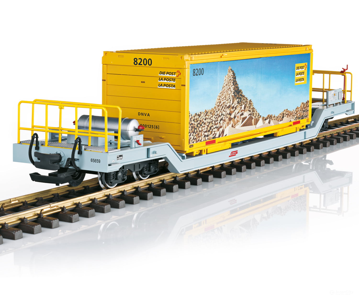 Lgb 45925 G Rhb Container Car European Freight Cars