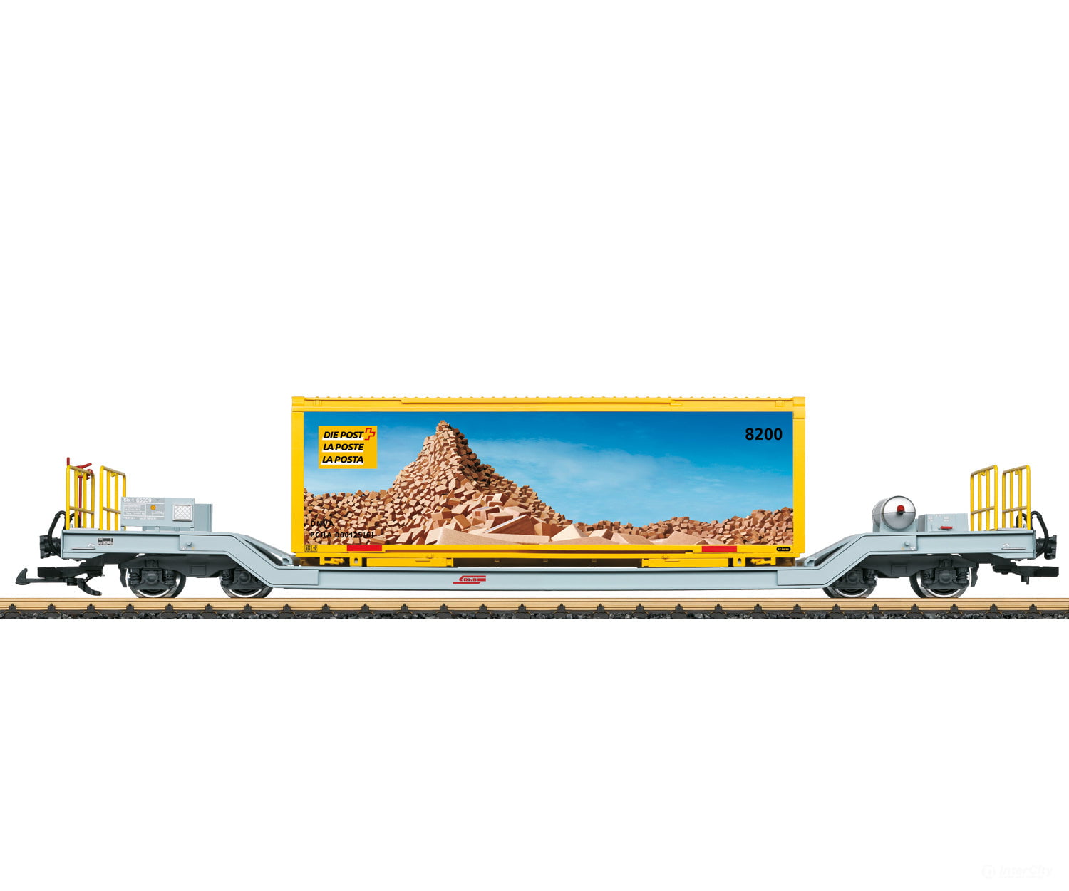 Lgb 45925 G Rhb Container Car European Freight Cars