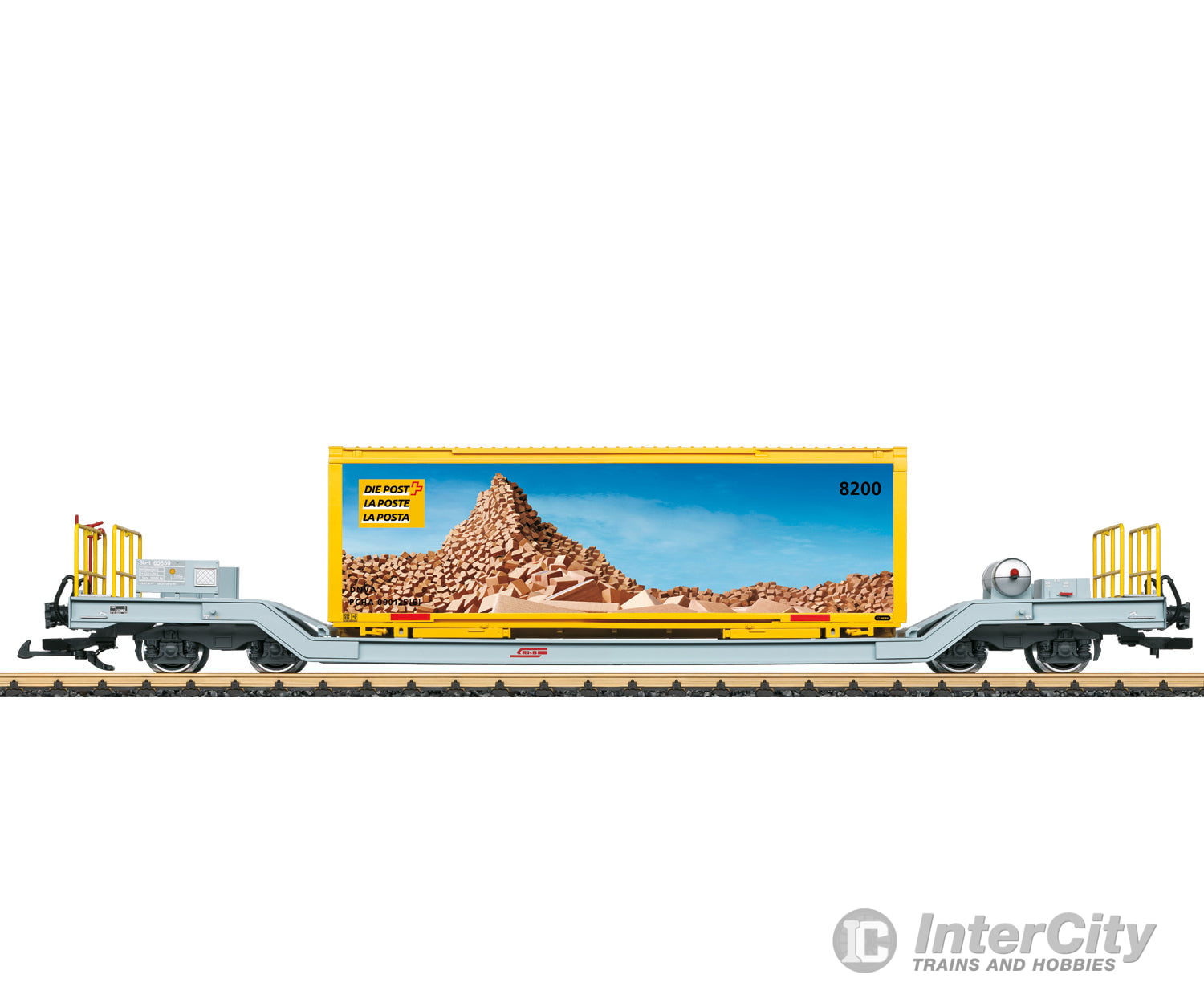 Lgb 45925 G Rhb Container Car European Freight Cars