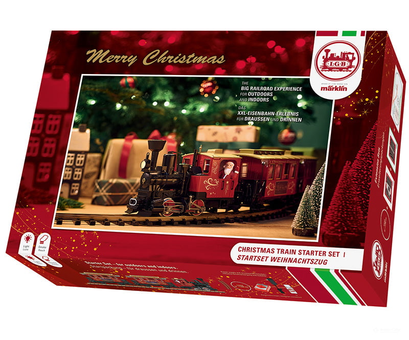 Lgb 72308 Christmas Passenger Train Starter Set & Sets