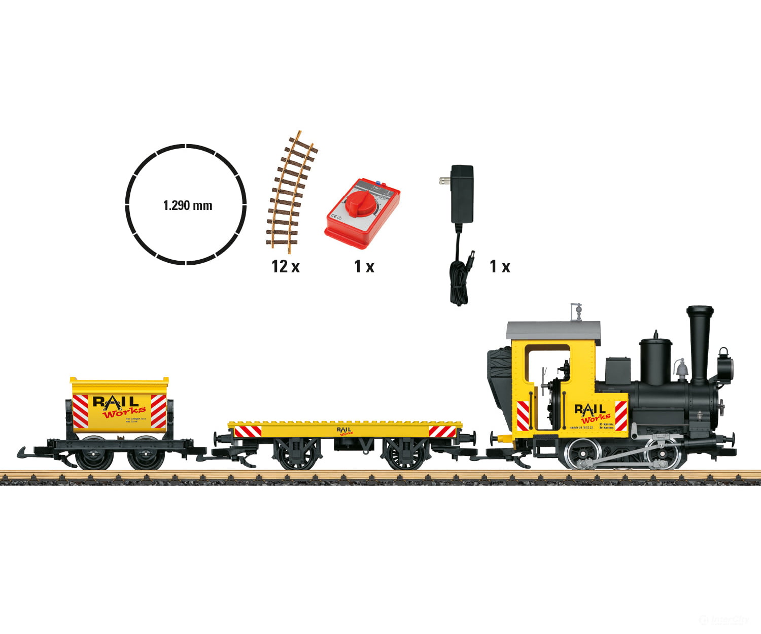 LGB 72504 G Construction Site Starter Set 120 Volts Exclusively for the USA Starter & Train Sets