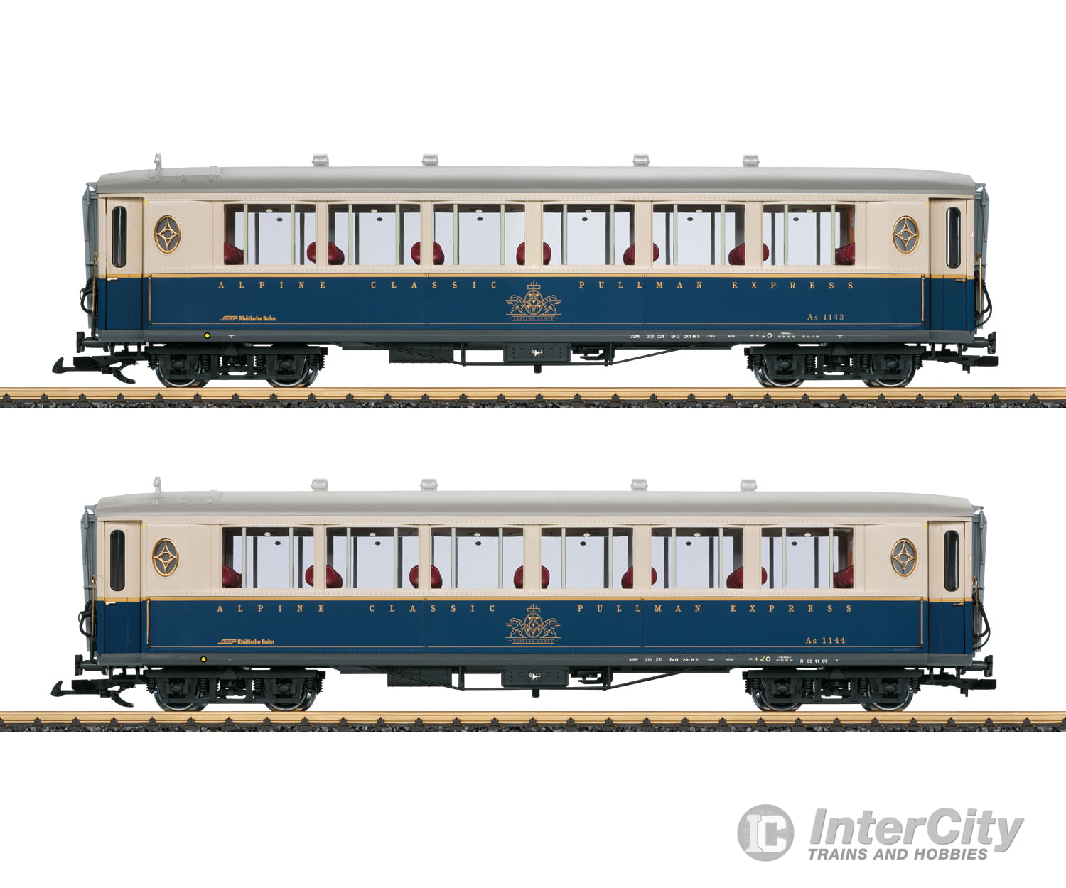 Lgb G 36659 Pullman Express Car Set European Passenger Cars